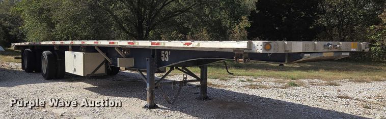 image for item EU3997 2010 Utility Trailers flatbed trailer