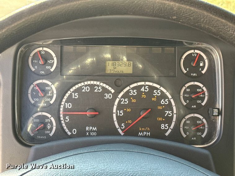 image for item EU5389 2008 Freightliner Business Class M2 Crew Cab flatbed truck