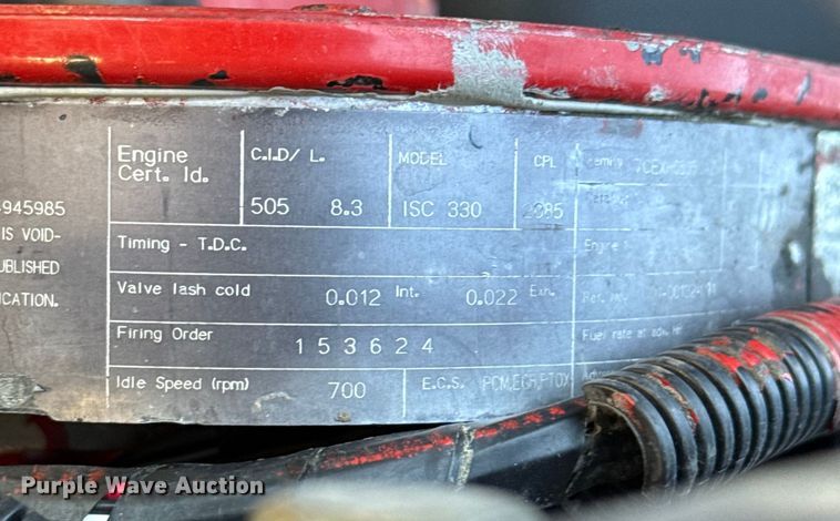 image for item EU5389 2008 Freightliner Business Class M2 Crew Cab flatbed truck