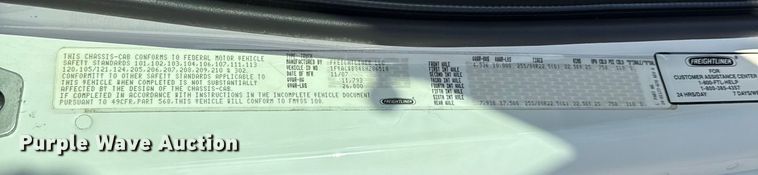 image for item EU5389 2008 Freightliner Business Class M2 Crew Cab flatbed truck