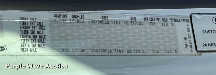 image for item EU5389 2008 Freightliner Business Class M2 Crew Cab flatbed truck