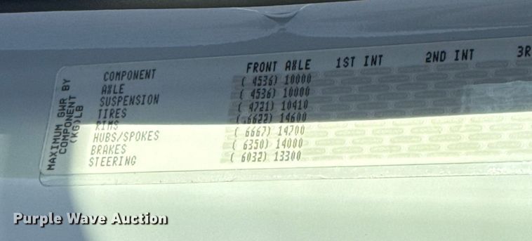 image for item EU5389 2008 Freightliner Business Class M2 Crew Cab flatbed truck