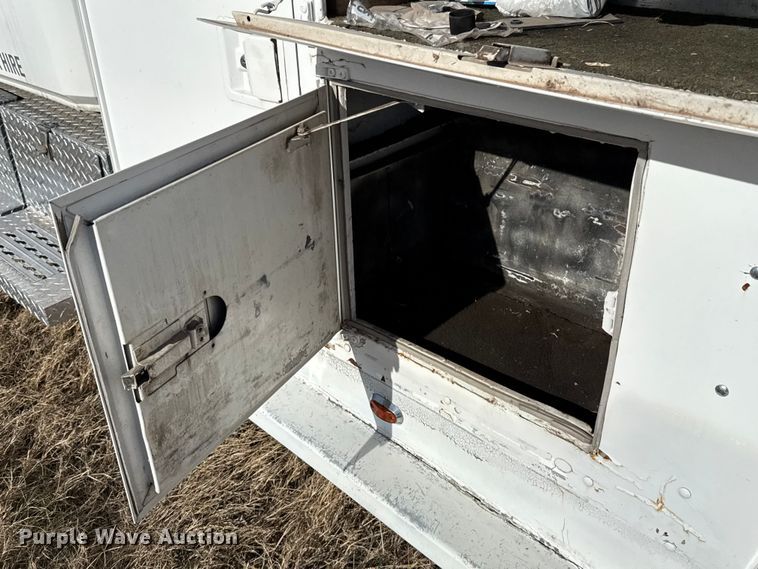 image for item EU5392 1996 Freightliner FL50 Crew Cab flatbed truck