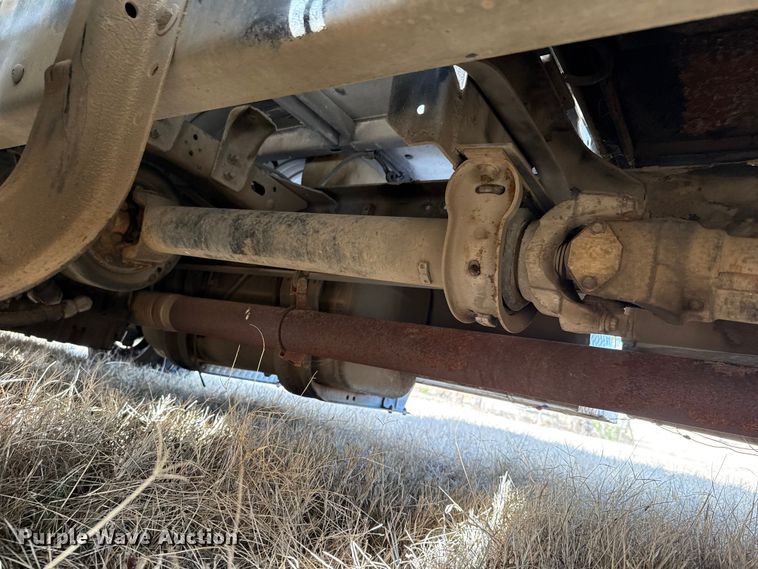 image for item EU5392 1996 Freightliner FL50 Crew Cab flatbed truck