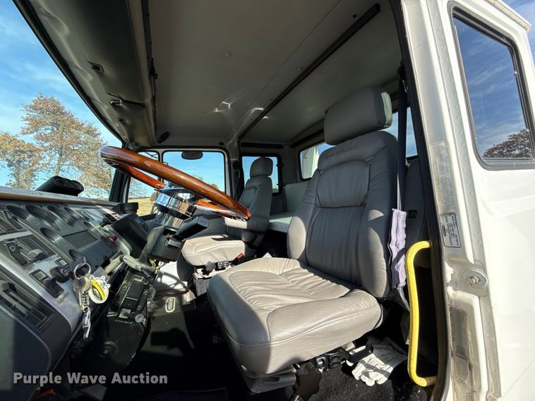 image for item EU5392 1996 Freightliner FL50 Crew Cab flatbed truck