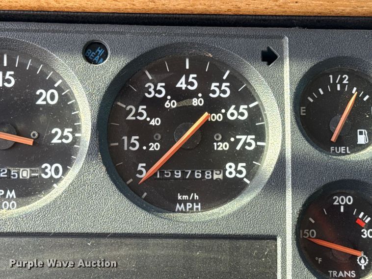 image for item EU5392 1996 Freightliner FL50 Crew Cab flatbed truck