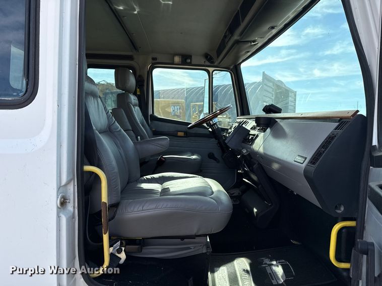 image for item EU5392 1996 Freightliner FL50 Crew Cab flatbed truck