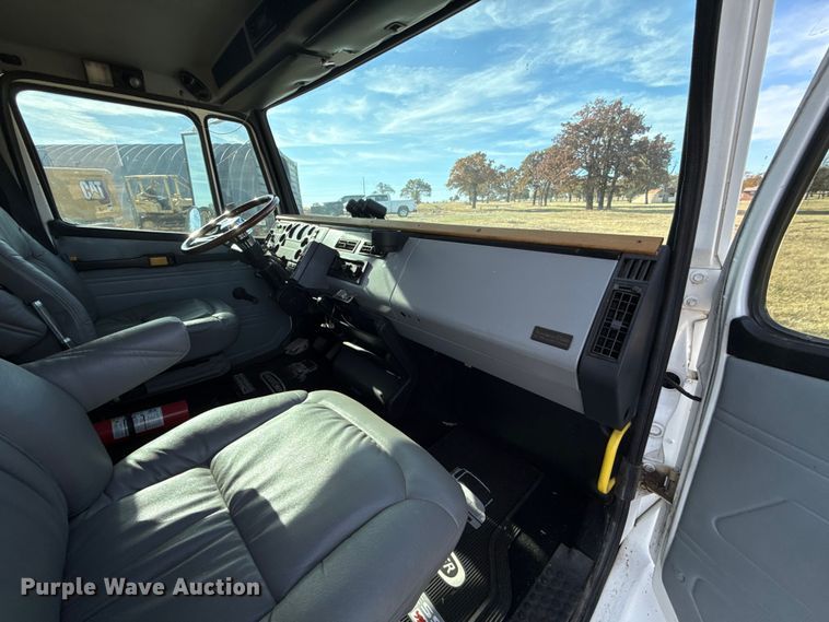 image for item EU5392 1996 Freightliner FL50 Crew Cab flatbed truck