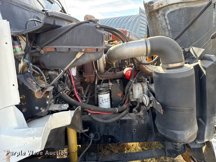 image for item EU5392 1996 Freightliner FL50 Crew Cab flatbed truck