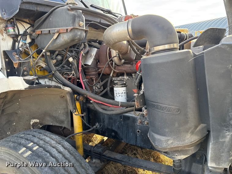 image for item EU5392 1996 Freightliner FL50 Crew Cab flatbed truck