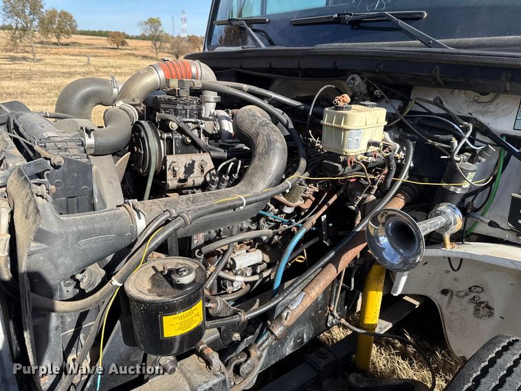 image for item EU5392 1996 Freightliner FL50 Crew Cab flatbed truck