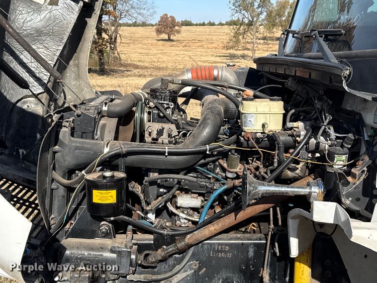 image for item EU5392 1996 Freightliner FL50 Crew Cab flatbed truck