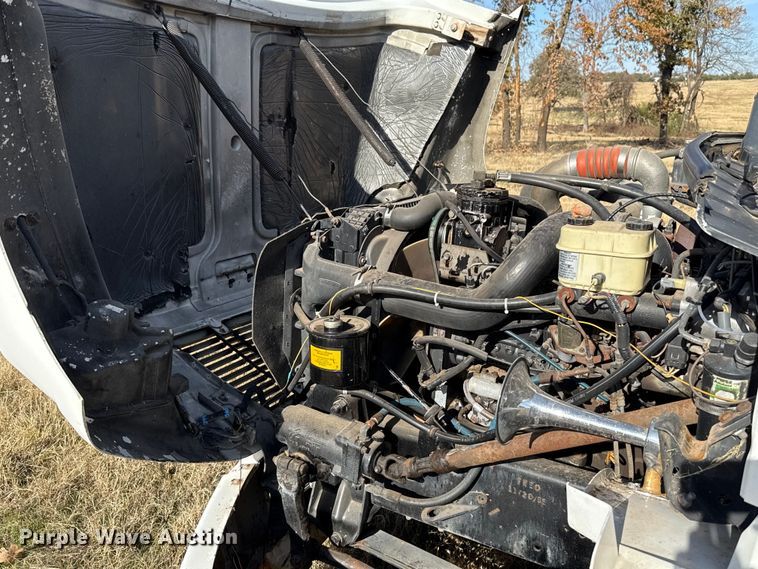 image for item EU5392 1996 Freightliner FL50 Crew Cab flatbed truck