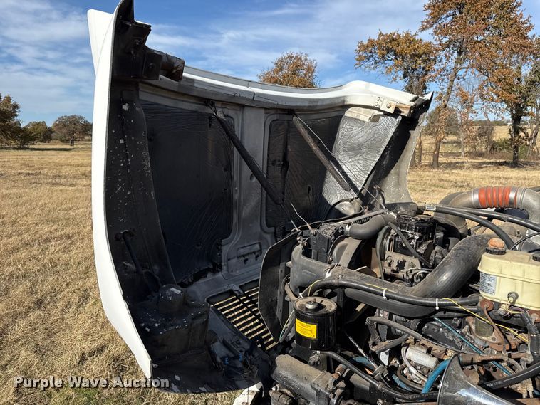 image for item EU5392 1996 Freightliner FL50 Crew Cab flatbed truck