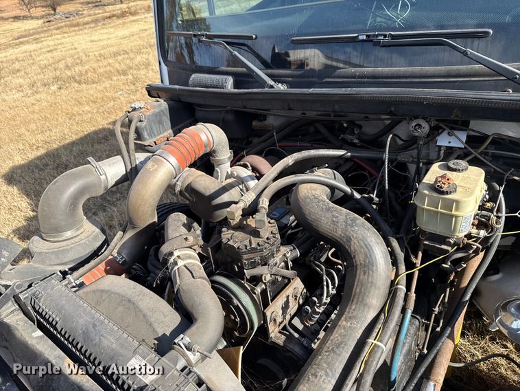 image for item EU5392 1996 Freightliner FL50 Crew Cab flatbed truck