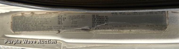 image for item EU5392 1996 Freightliner FL50 Crew Cab flatbed truck