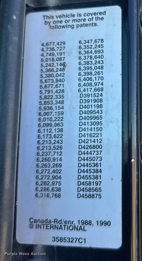 image for item EU6331 2007 International 9400i semi truck