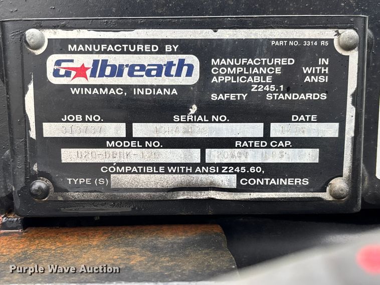 image for item EV3226 2008 Kenworth T300 hook lift truck