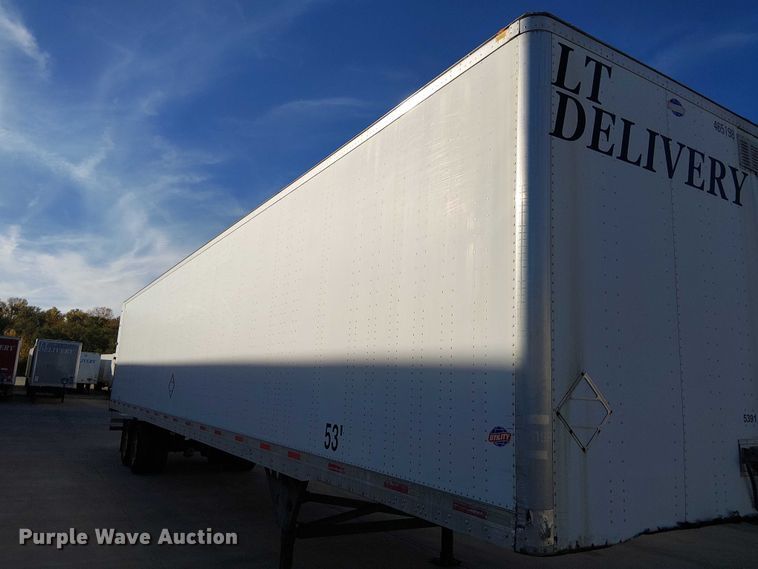 image for item FB4511 2007 Utility dry van trailer