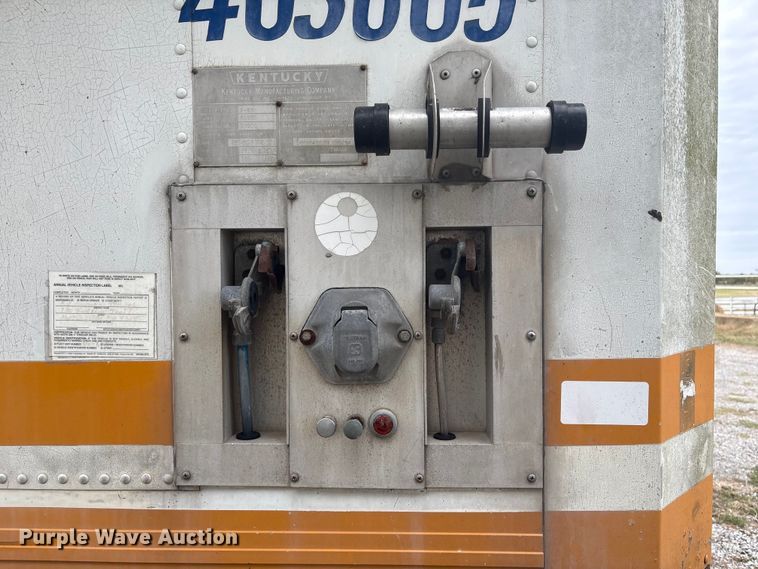 image for item FI0022 1993 Kentucky Electronics Trailer dry van trailer