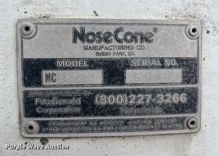 image for item FI0022 1993 Kentucky Electronics Trailer dry van trailer