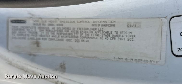 image for item FI0025 2011 Freightliner Business Class M2 fuel truck