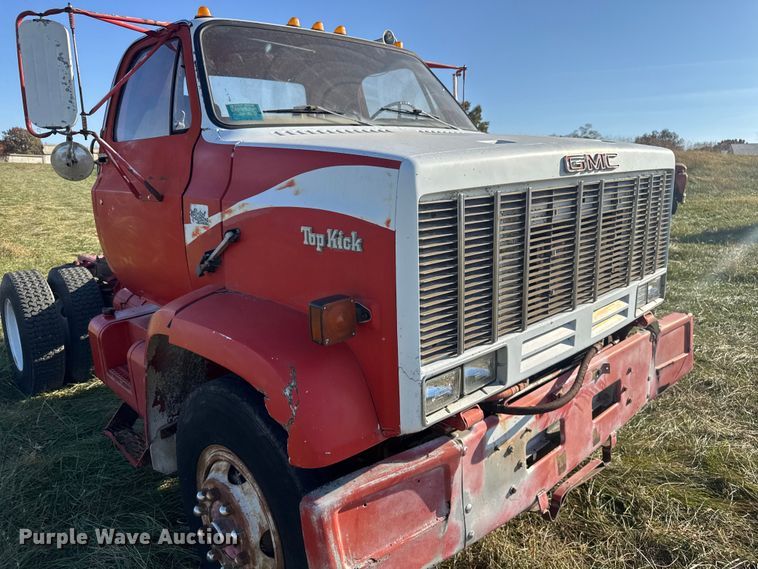 image for item FK0587 1982 GMC Top Kick semi truck