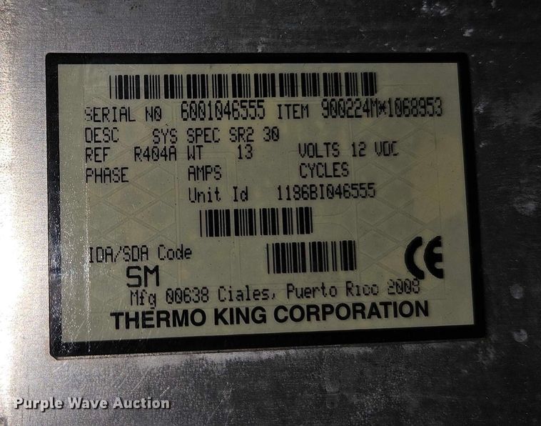 image for item FK0636 2009 Great Dane SUP-1119-12053 refrigerated van trailer