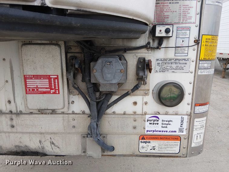 image for item FK0637 2019 Utility VS2RA refrigerated van trailer