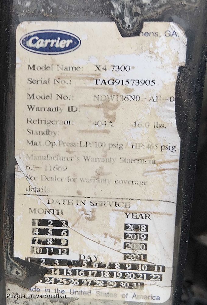 image for item FK0637 2019 Utility VS2RA refrigerated van trailer