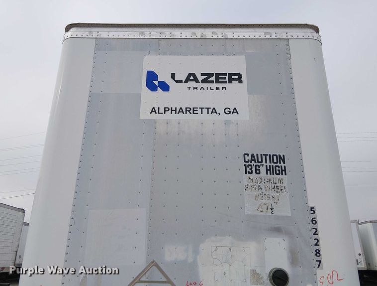 image for item FK0645 1999 Pines dry van trailer