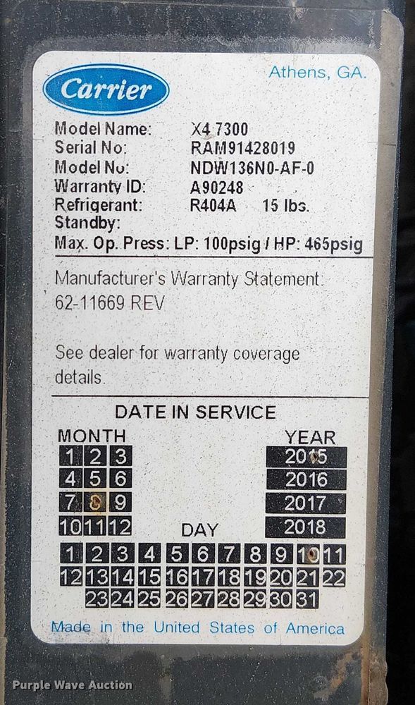 image for item FK0648 2016 Utility VS2RA refrigerated van trailer
