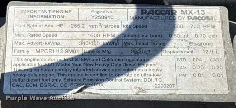 image for item GH9359 2022 Kenworth T680 semi truck