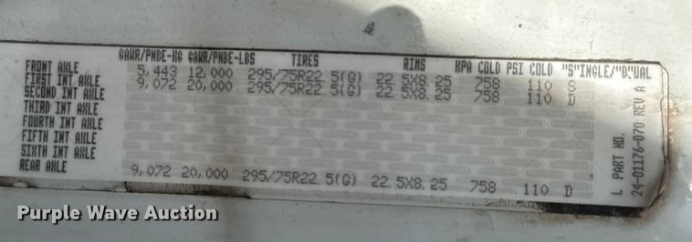 image for item NA9892 2013 Freightliner Cascadia 125 semi truck