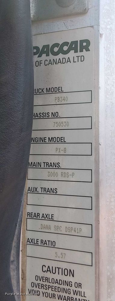 image for item NU9728 2008 Peterbilt 340 flatbed truck