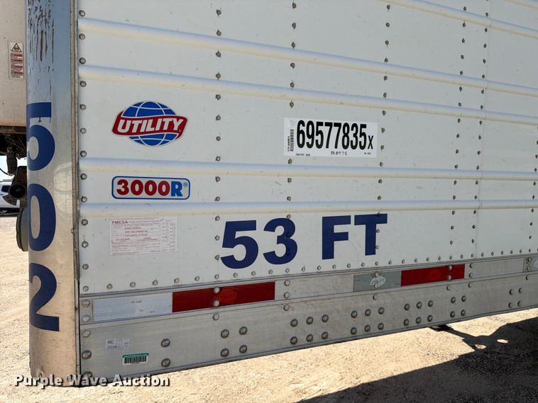 image for item YA0978 2018 Utility VS2RA refrigerated van trailer