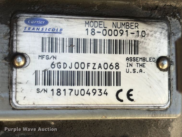 image for item YA0978 2018 Utility VS2RA refrigerated van trailer