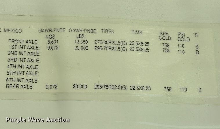 image for item YA1030 2020 Freightliner Cascadia semi truck