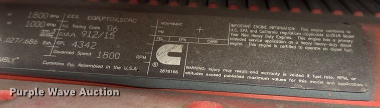 image for item YA1055 2019 International LT625 semi truck