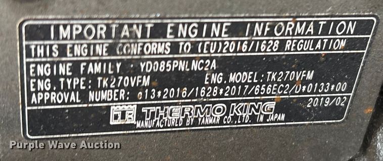 image for item YA1055 2019 International LT625 semi truck