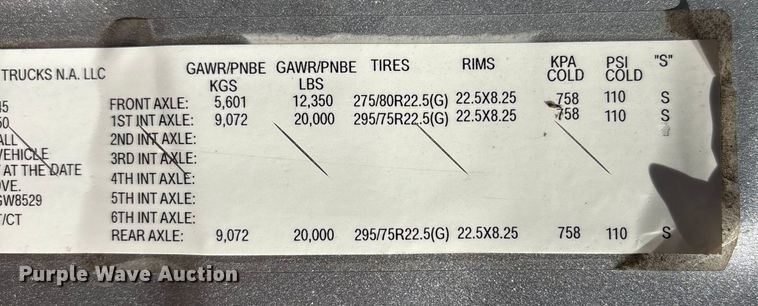 image for item YA1150 2016 Freightliner Cascadia semi truck