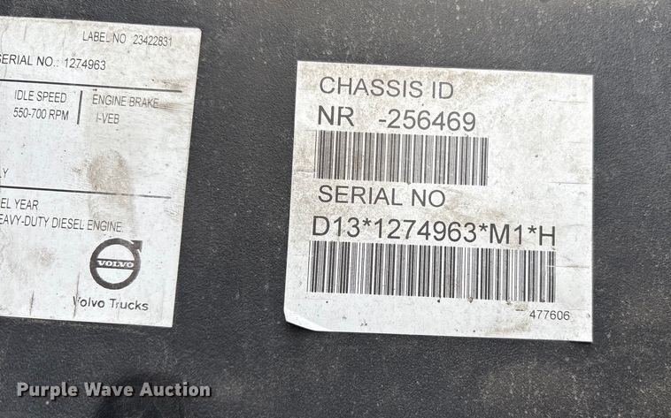 image for item YA1156 2020 Volvo VNL semi truck