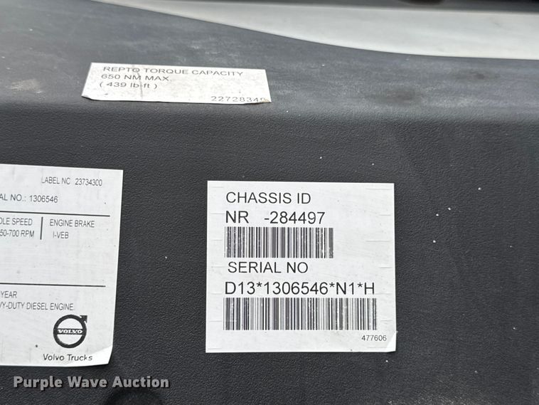 image for item YA1173 2021 Volvo VNL semi truck