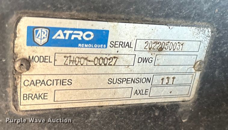 image for item YA1190 2023 Atro dry van trailer