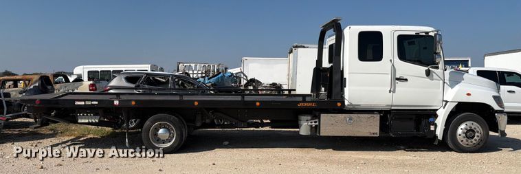 image for item YA1191 2023 Hino L7 Crew Cab rollback truck