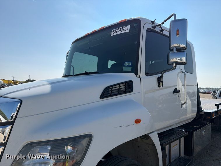 image for item YA1191 2023 Hino L7 Crew Cab rollback truck