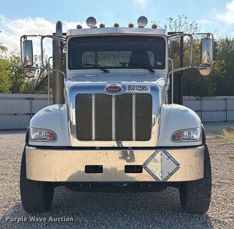 image for item YA1239 2023 Peterbilt 348 flatbed truck