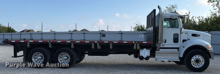 image for item YA1239 2023 Peterbilt 348 flatbed truck