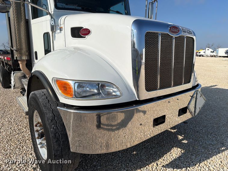 image for item YA1239 2023 Peterbilt 348 flatbed truck