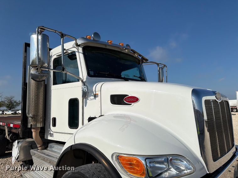 image for item YA1239 2023 Peterbilt 348 flatbed truck